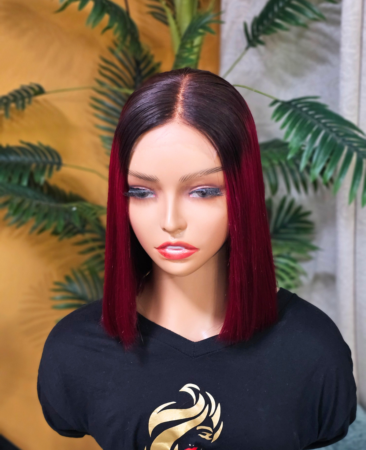Unprocessed Human hair Closure Bob Wigs