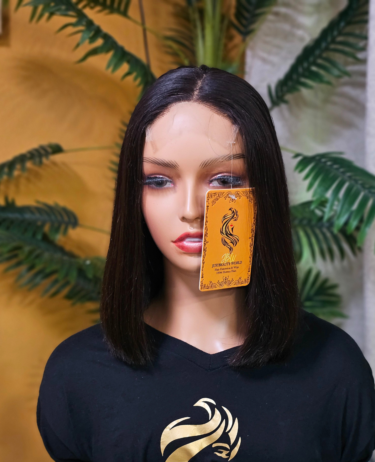 Unprocessed Cambodian Human hair 5x5 HD closure Bob