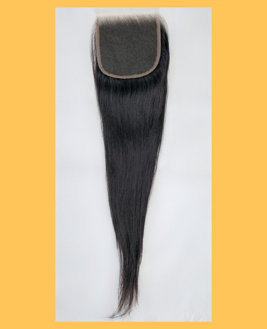 Unprocessed  Human hair 5x5 HD Closure ( Straight)