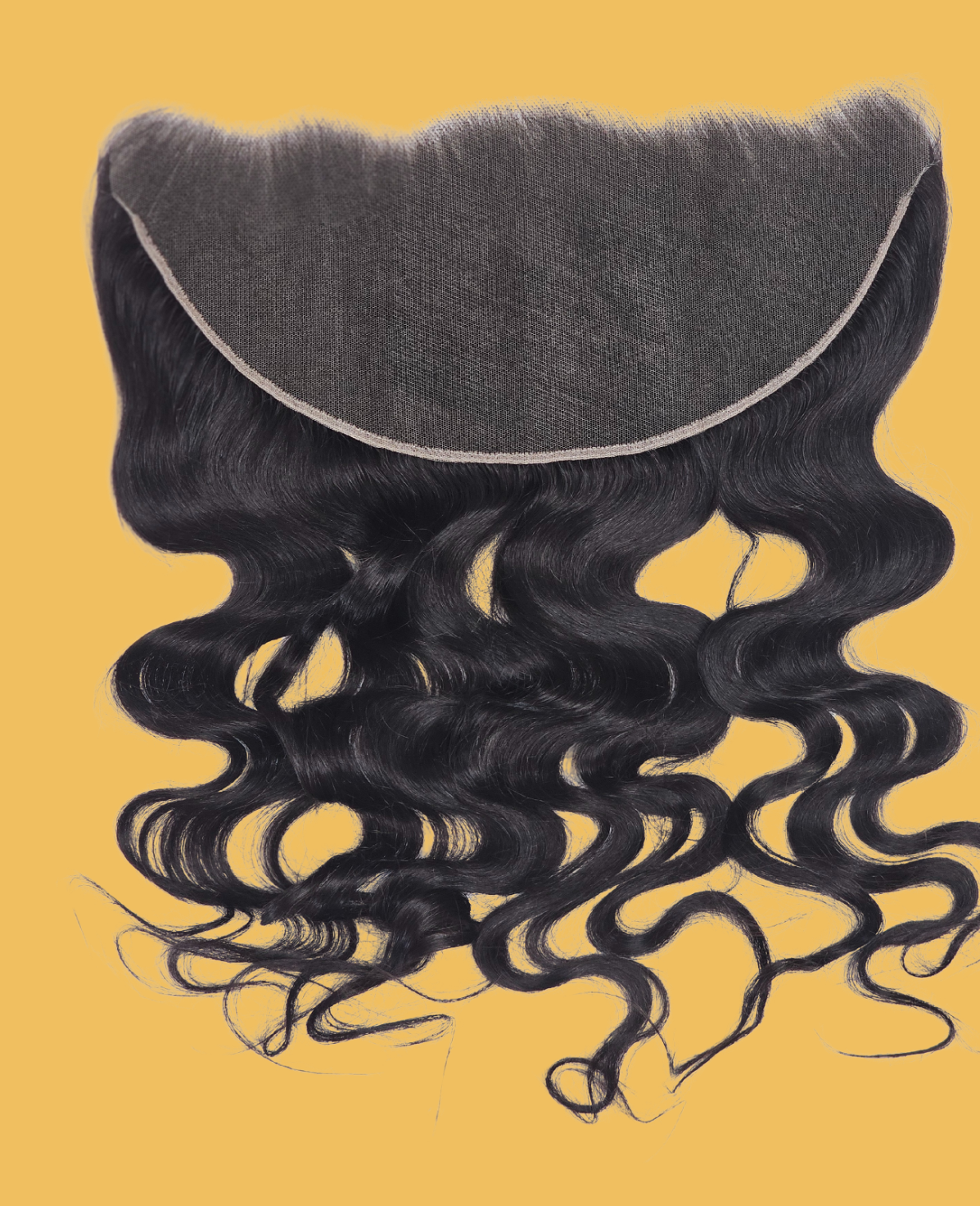 Unprocessed human hair 13x6 HD Frontal ( Body wave)