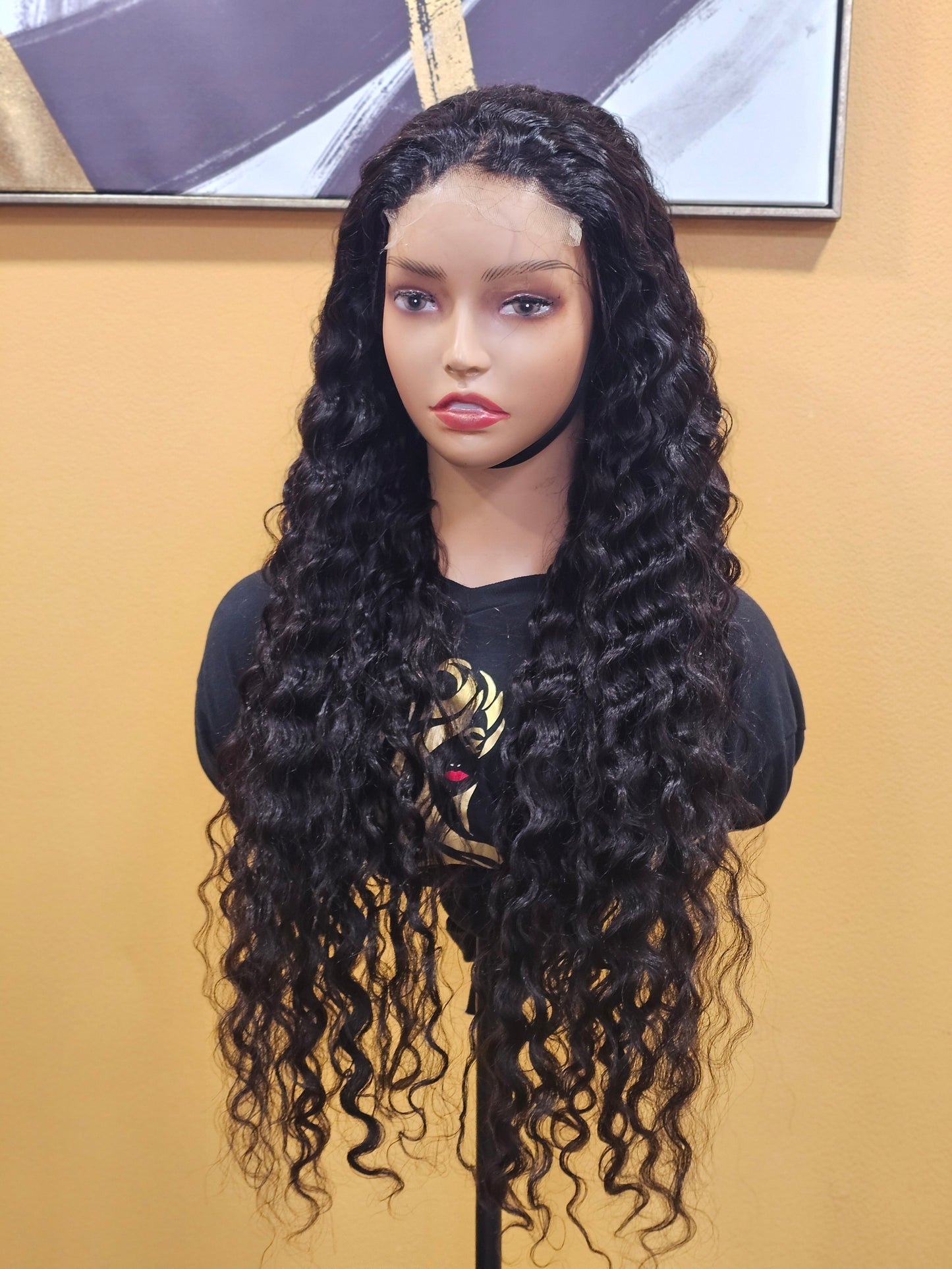 5x5 Unprocessed natural wave Human Hair Wig HD Closure