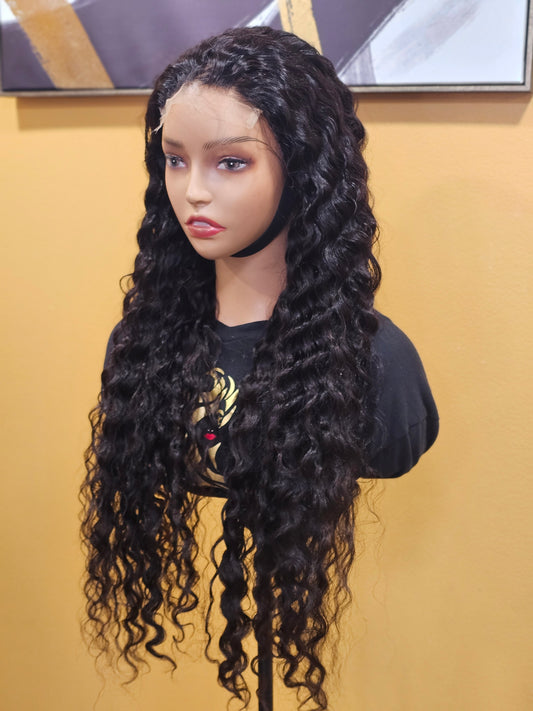 5x5 Unprocessed natural wave Human Hair Wig HD Closure