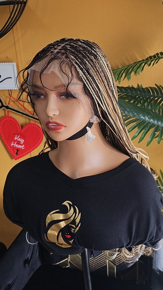 Braided Full lace ( knotless braids)