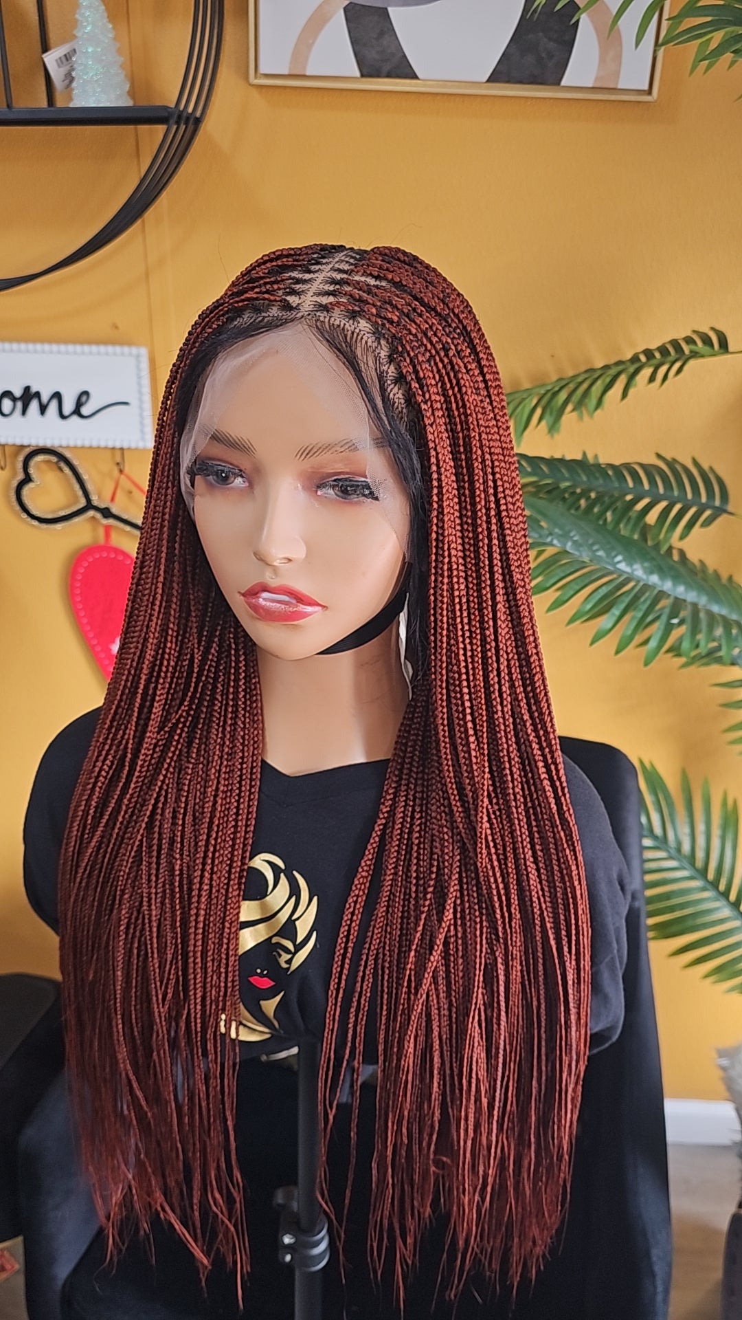 Braided Full lace wig (knotless braids)