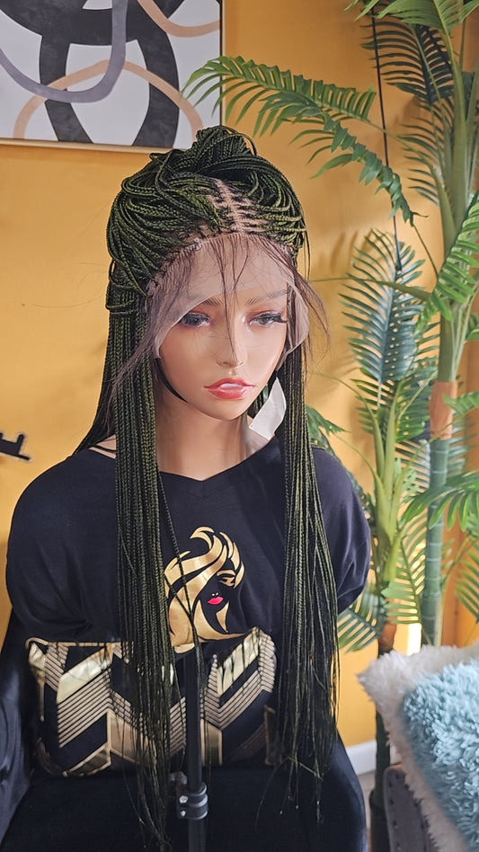 knotless braided full lace wig