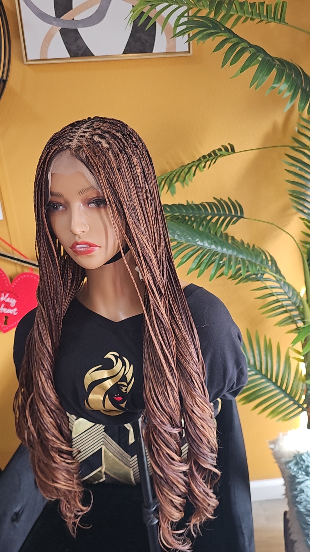 Braided Full lace wig (knotless braids)