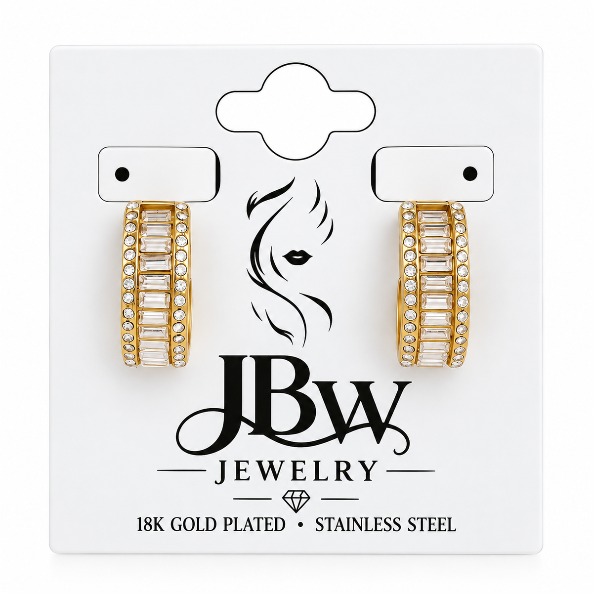 JBW Jewelry Classical 18K Gold Stainless Steel Waterproof