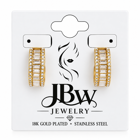 JBW Jewelry Classical 18K Gold Stainless Steel Waterproof