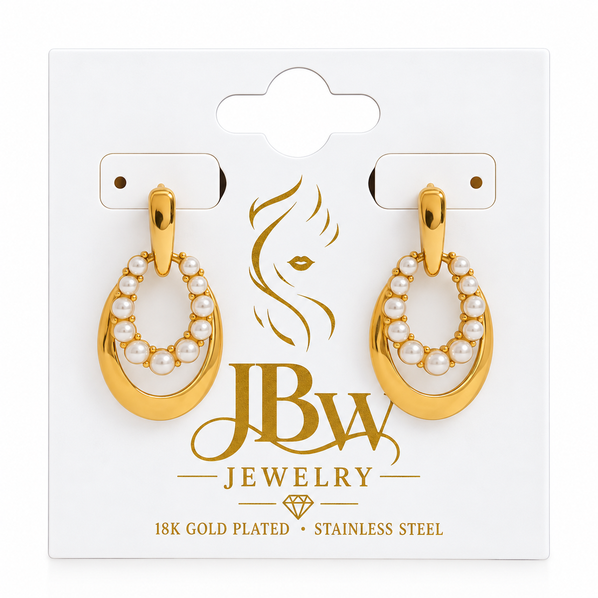 JBW CLASIC STYLE 18K GOLD PLATING STAINLESS STEEL