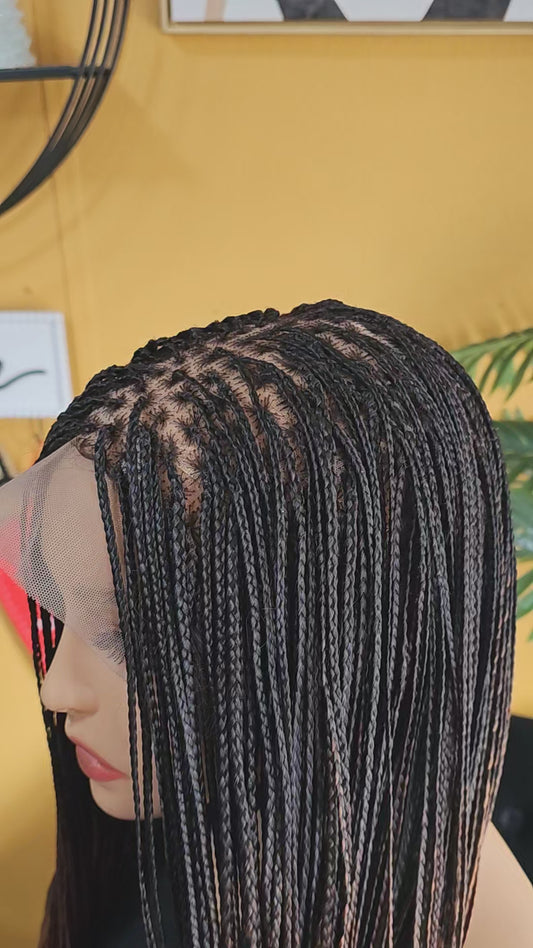 Braided Full lace ( knotless braids)